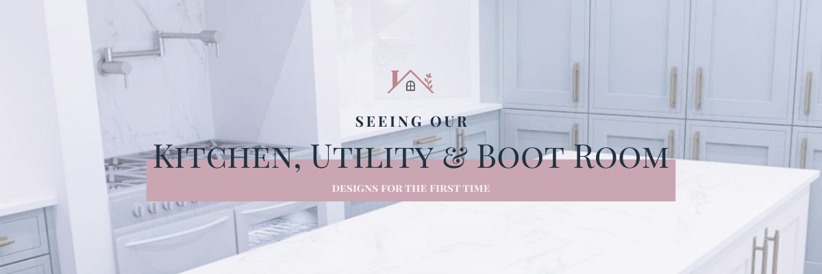 Seeing Our Kitchen, Boot Room & Utility Designs for the First Time